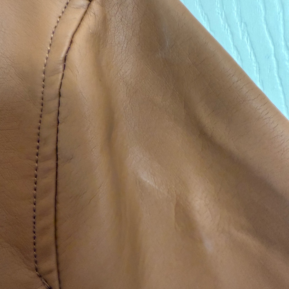 Van & Vvalley Tan Jacket with Silver Details - Picture 4 of 5